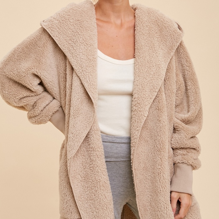 Dream Soft Hooded & Pocketed Jacket | One Size Fits All S-XL