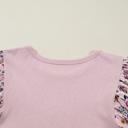  Contrast Floral Patchwork Flowy Half-Sleeve Blouse | S-XL