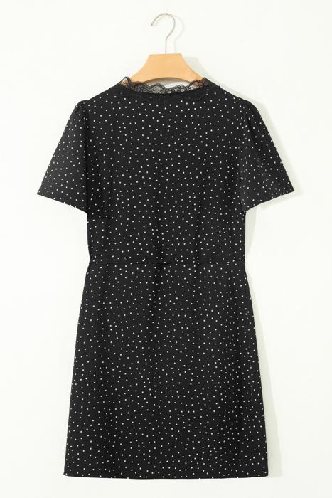 Sweet Charm Polka Dot Wrap Dress | S-XL