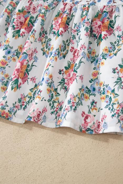 Floral Spaghetti Strap Babydoll Top | S-XL
