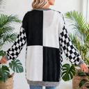  Urban Check Open-Front Cardigan | S-XL