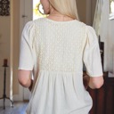  Crochet Detail Babydoll