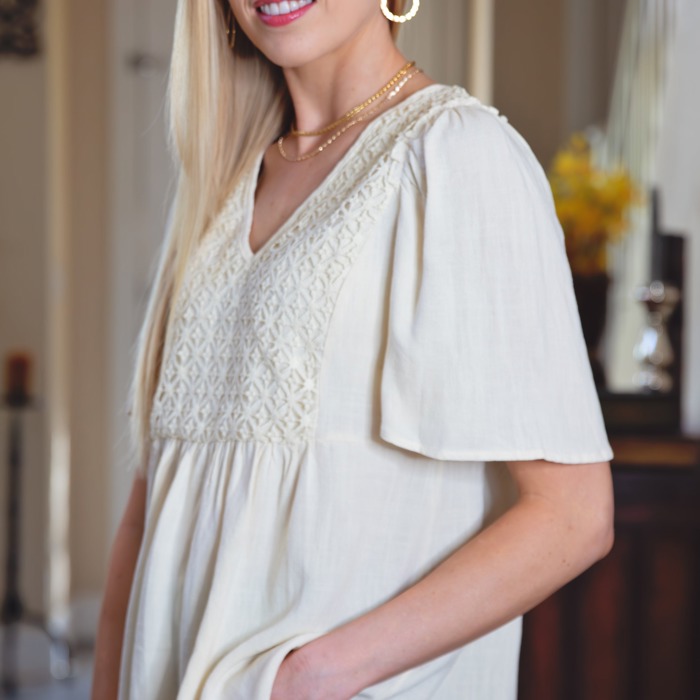 Crochet Detail Babydoll