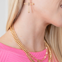  Cross Rhinestone Drop Hoop Earrings | Free Shipping