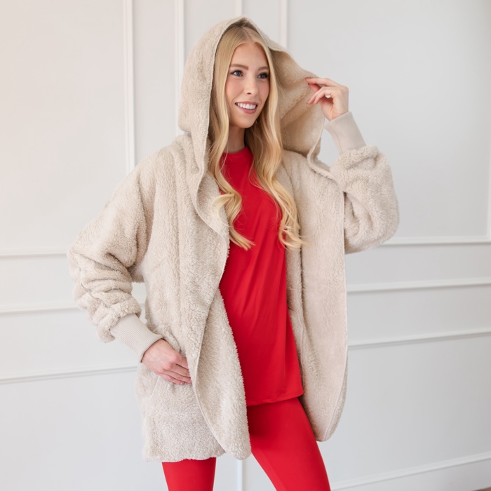 Dream Soft Hooded & Pocketed Jacket | One Size Fits All S-XL