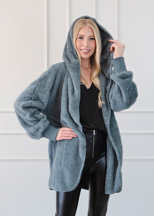Dream Soft Hooded & Pocketed Jacket | One Size Fits All S-XL