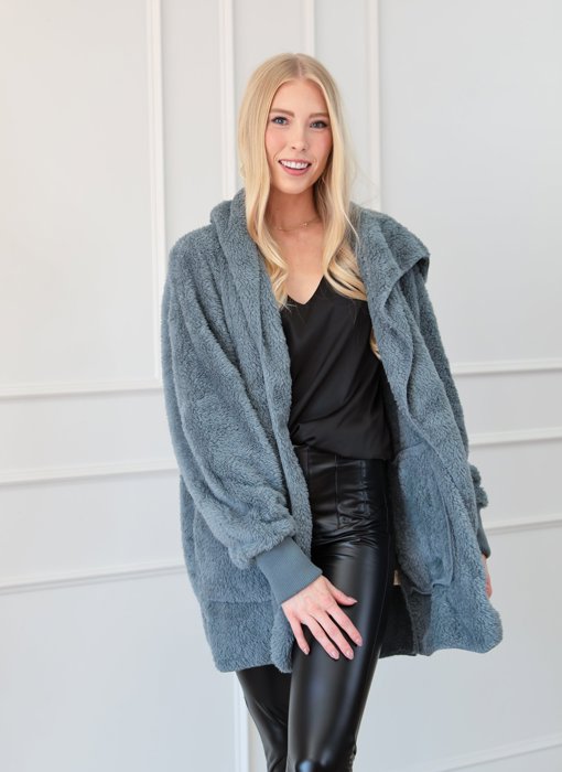 Dream Soft Hooded & Pocketed Jacket | One Size Fits All S-XL