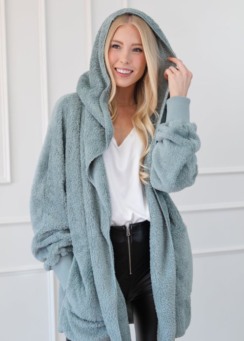Dream Soft Hooded & Pocketed Jacket | One Size Fits All S-XL