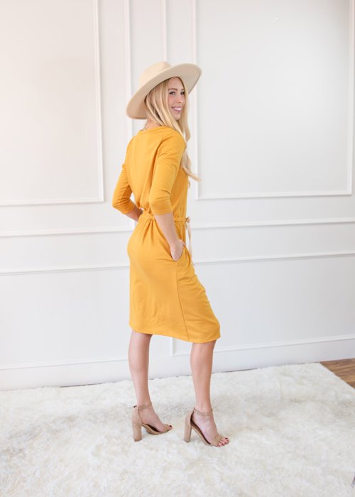 Easy 2 Tone Waist String Dress | S-XL