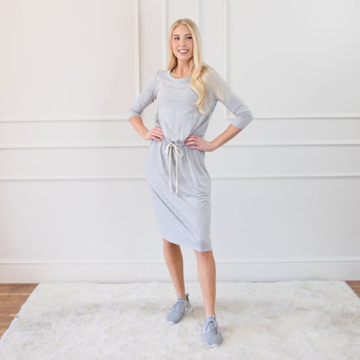 Easy 2 Tone Waist String Dress | S-XL