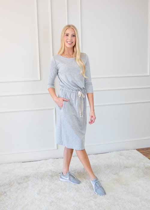 Easy 2 Tone Waist String Dress | S-XL
