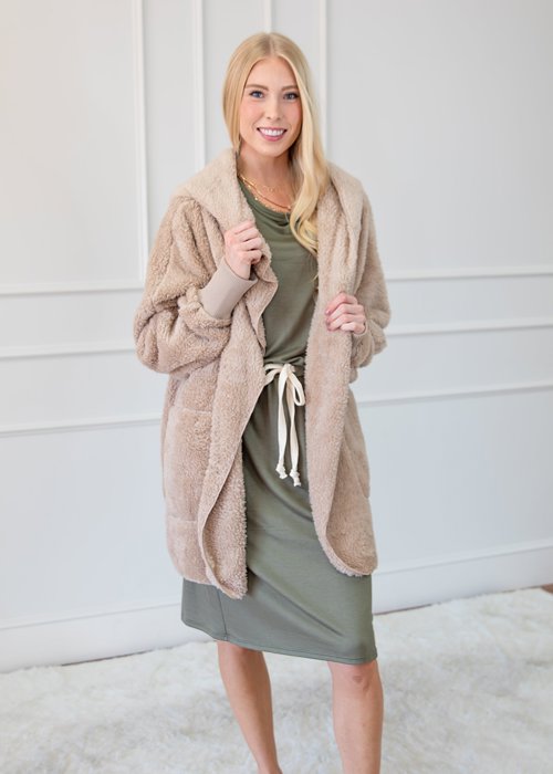 Dream Soft Hooded & Pocketed Jacket | One Size Fits All S-XL