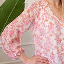  Floral Puff Sleeve Top | S-XXL