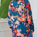  Graffiti Puff Sleeve Blouse | Free Shipping
