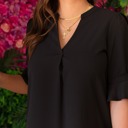  Ruffled Sleeve Shift Dress
