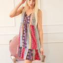 Small Red Sleeveless Free Life Dress