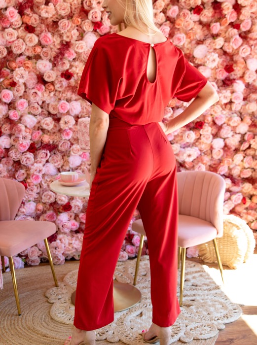 So Glam Belted Jumpsuit | S-XL