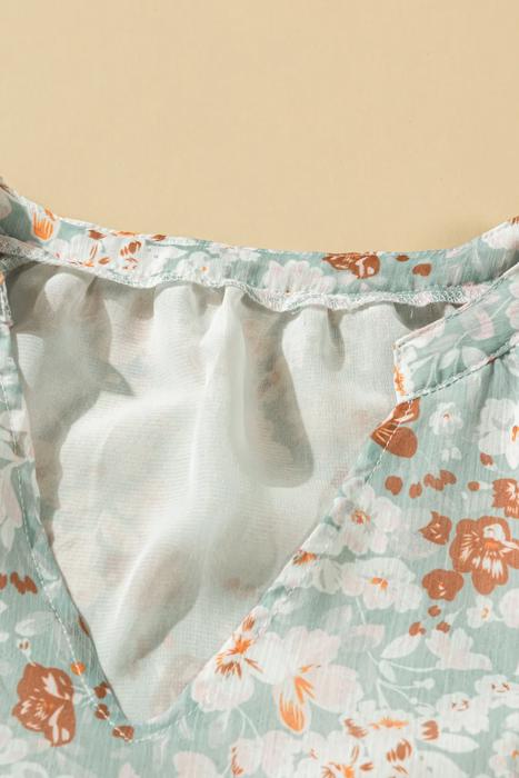 Floral Puff Sleeve Top | S-XXL