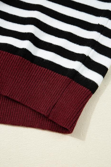 Statement Stripe Chic Colorblock Sweater | S-XL
