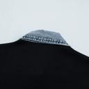  Textured Knit Colorblock Button-Down Shirt | S-XL