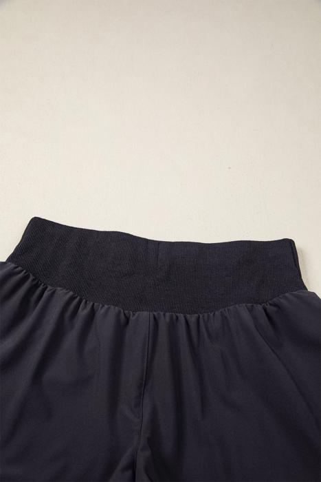 Ribbed High Waist Athletic Shorts | S-XL
