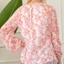 Small White Floral Puff Sleeve Top | S-XXL