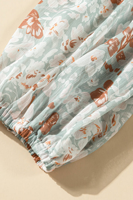 Floral Puff Sleeve Top | S-XXL