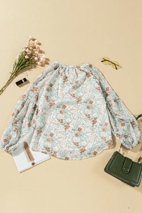 Floral Puff Sleeve Top | S-XXL