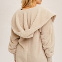 Warm Milk Dream Soft Hooded & Pocketed Jacket | One Size Fits All S-XL