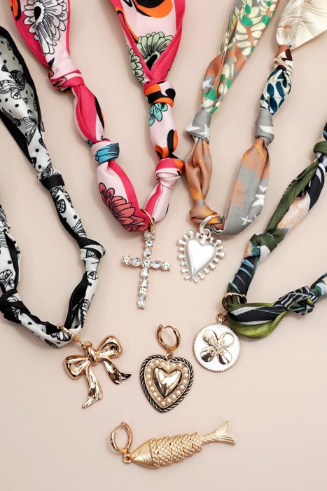 Handmade Scarf Necklace | Free Shipping