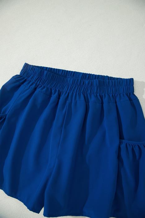 Ribbed Slim Tank Pocket Shorts Set | S-XL