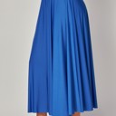 Small Royal Blue Stretchy Soft Maxi Skirt | 3 Colors