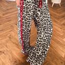  Leopard Luxe Contrast Trim Pants | S-XL