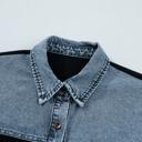  Textured Knit Colorblock Button-Down Shirt | S-XL