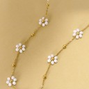  Summer Multi Beaded Flower Charm Necklace