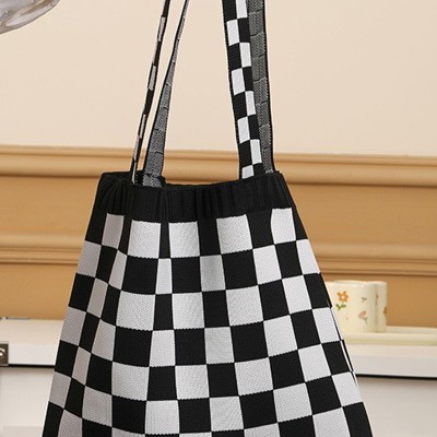 Checkered Tote Bag