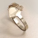 MAMA Gold Heart Ring | Size 7