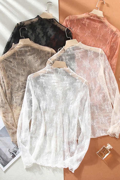 Floral Sheer Lace Trendy Top | S-XL