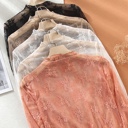  Floral Sheer Lace Trendy Top | S-XL