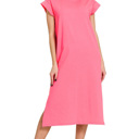 Solid Color Side-Slit Maxi Dress | S-XL