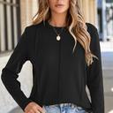  All-Day Seam Detail Layering Long Sleeve Top | S-2XL