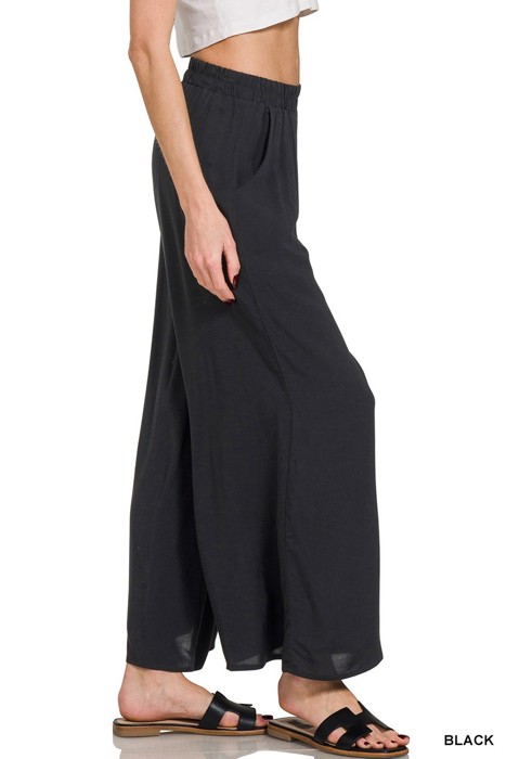 Relax and Flow Woven Cami & Pants Set with Pockets |S-L