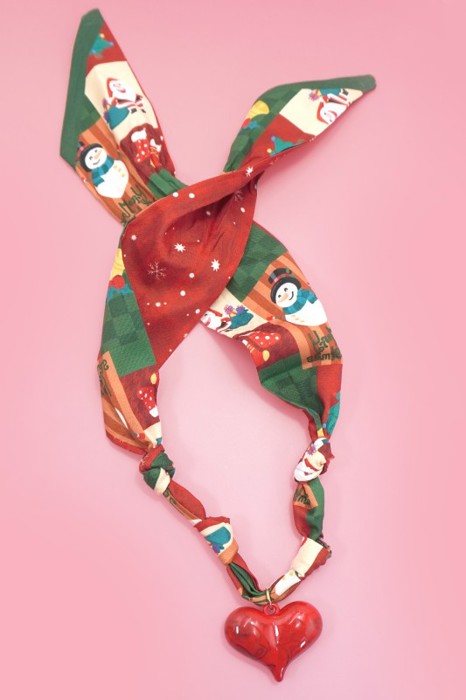 CHRISTMAS Handmade Scarf Necklace | Free Shipping