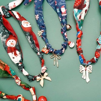 CHRISTMAS Handmade Scarf Necklace | Free Shipping
