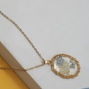  18k Stainless Steel Press Flower Necklace