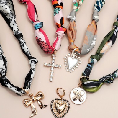 Handmade Scarf Necklace | Free Shipping