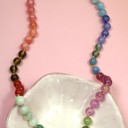 Green-D NEW COLORS -Natural Stone Semi-precious Glass Mixed Necklace