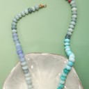 Blue-B NEW COLORS -Natural Stone Semi-precious Glass Mixed Necklace