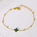  18k Stainless Steel Tarnish Free Gemstone Bracelet
