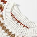  Striped Eyelet Detail Sweater | S-XL